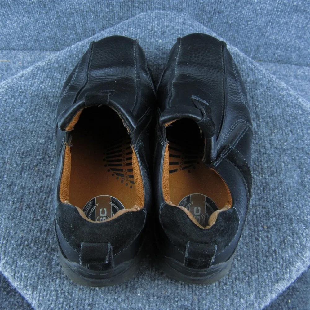 Streetcars Saddleback Men‎ Slip-On Shoes Black Leather Lace Up Size 8 Medium